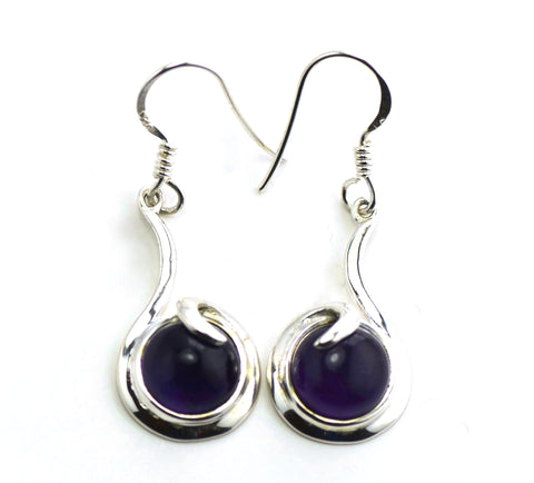 Sterling Silver Inspired Lapis Lazuli Earrings