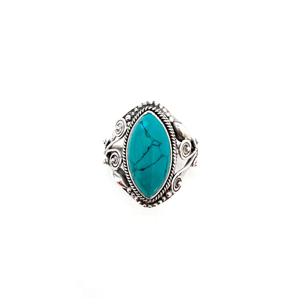 Royal Oval Turquoise Ring