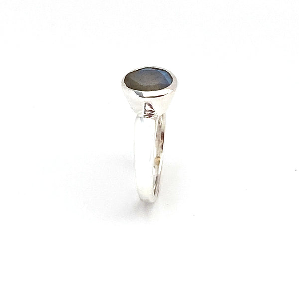 Deep Collar Labradorite  Ring