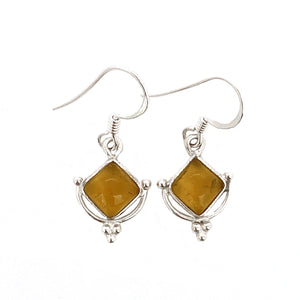  Amber Drop Earrings