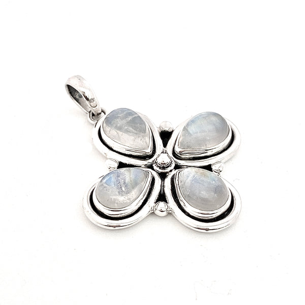  Floral Moonstone Pendant