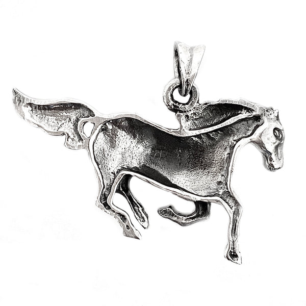 Silver Stallion Pendant