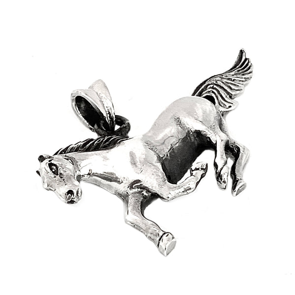 Silver Stallion Pendant