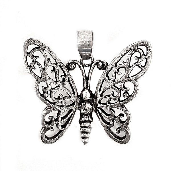 Silver Butterfly Pendant