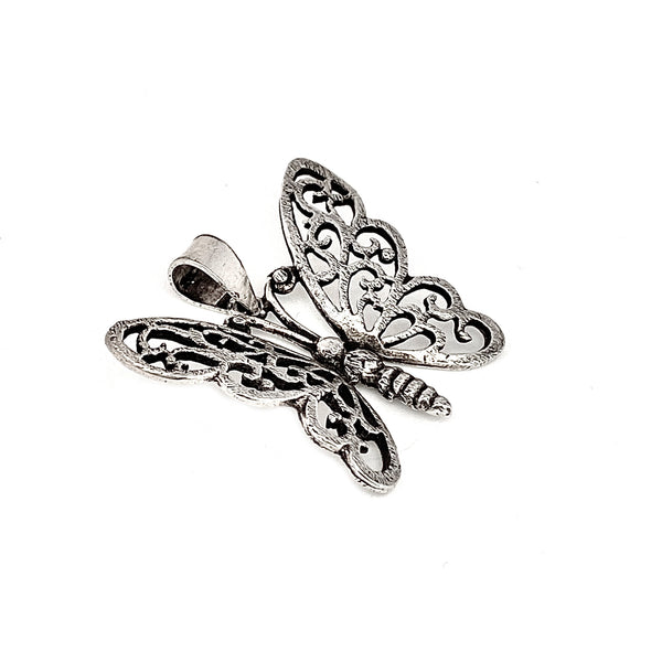 Silver Butterfly Pendant